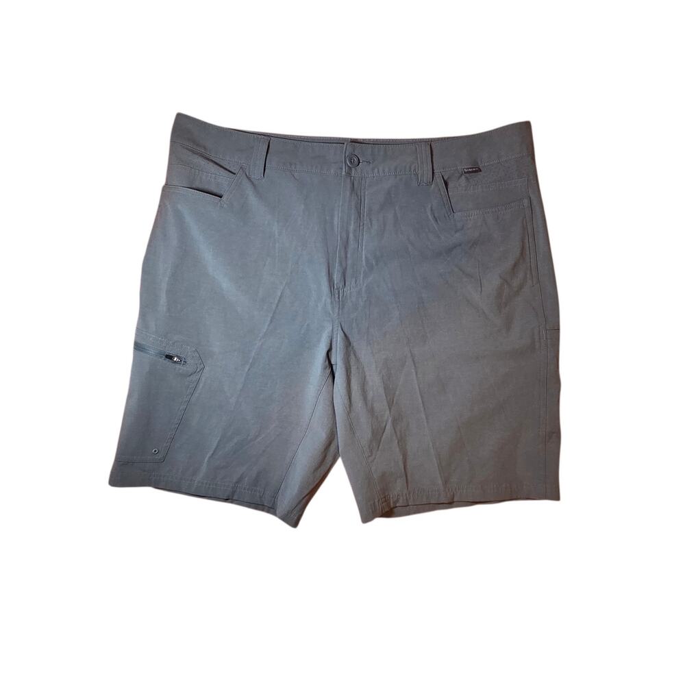 Simms Skiff Shorts Gray sz 40 9" length